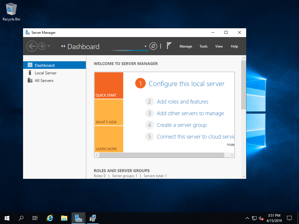 windows 2019 server standard